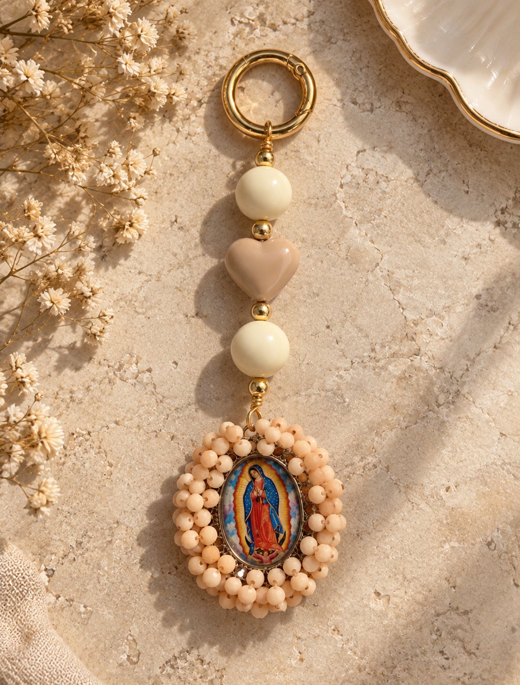 Llavero Virgen de Guadalupe nude